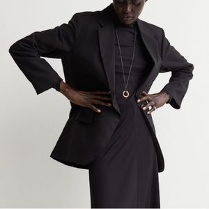 H&M Black oversize blazer size m